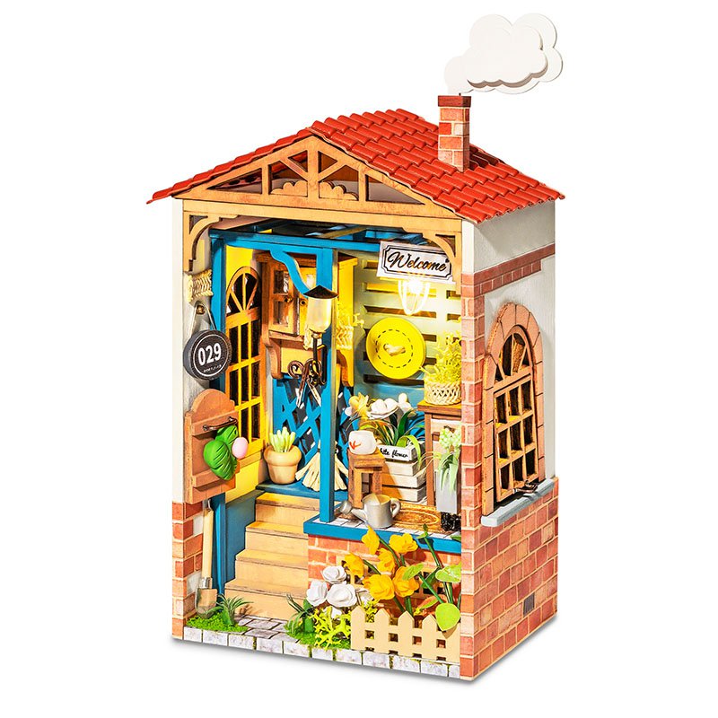 DIY Huisje Dream Yard, Robotime, DS012, 8,6x6,4x15,5cm