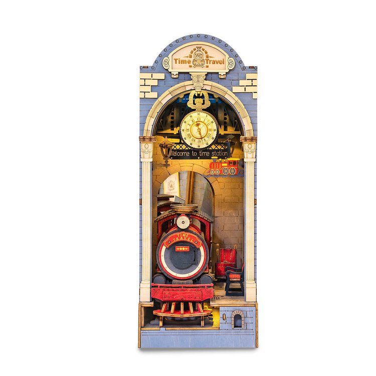 DIY Book Nook Boekensteun Time Travel, Robotime, TGB04, 18,4x9,8x25cm
