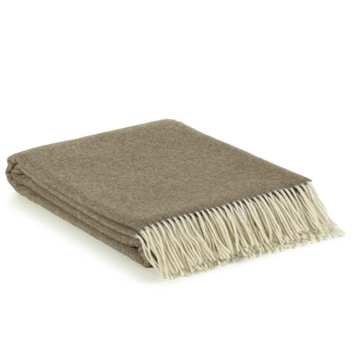 Merino/kasjmier plaid MILANO - groen