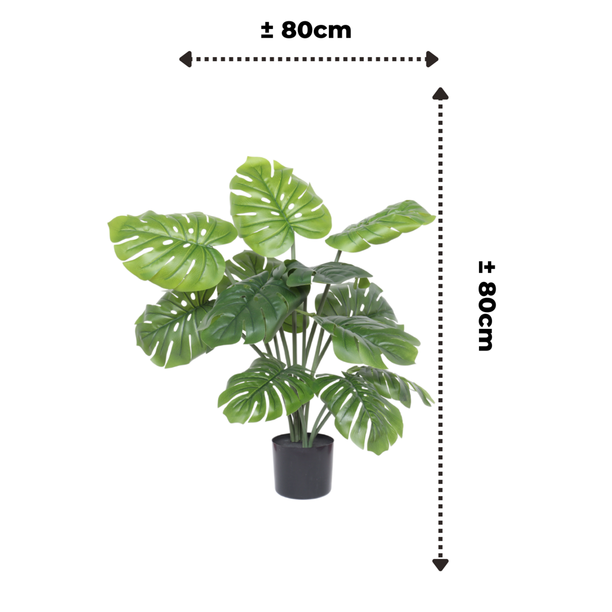 Monstera Kunstplant 80cm