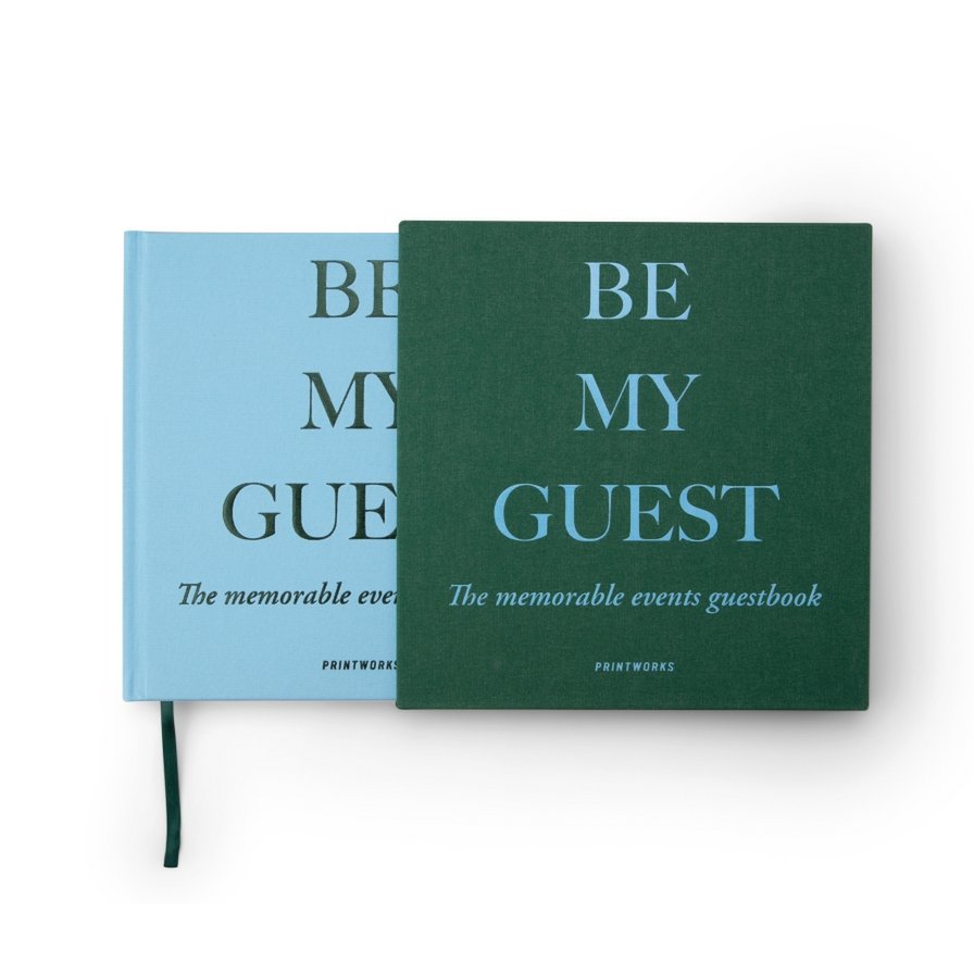 Printworks Gastenboek - Groen/Blauw