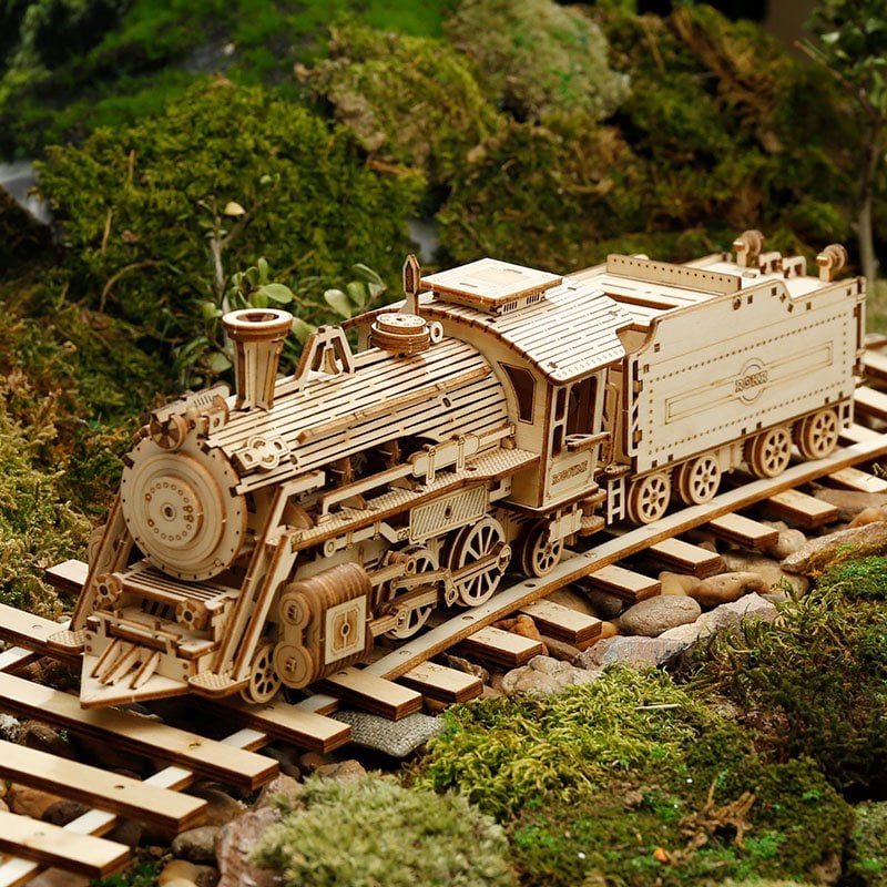 3D Houten Puzzel Prime Steam Express, Robotime, MC501, 30,7x6,7x8,2cm