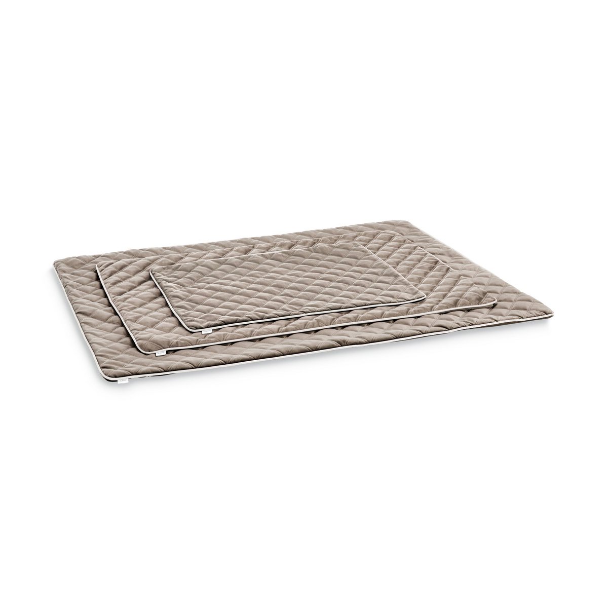 OXFORD Taupe deken - duurzame hondendeken in een elegante fluwelen look