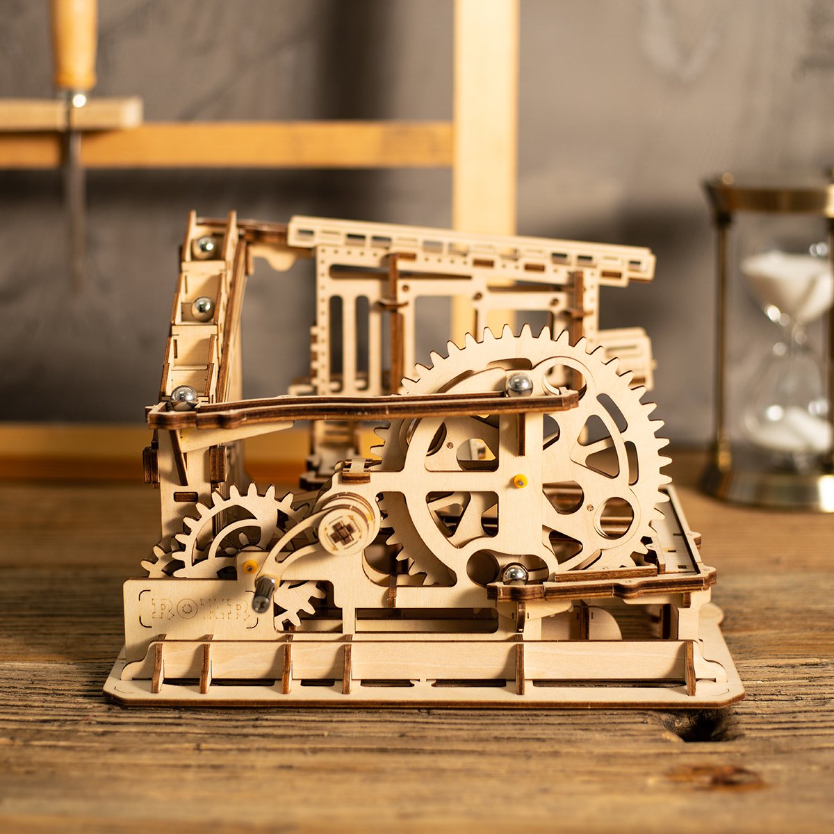 Knikkerbaan Marble Squad, Marble Run, Robotime, LG502 25,4x23,2x16,6cm.